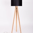 Lampa WANDA drewno jesionowe z transparentnym kablem 