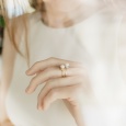 Srebrny pierścionek z perłą Adriana Just