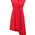 Sukienka asymetryczna CARO czerwona