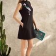 Sukienka z żurawiem