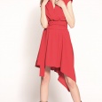 Sukienka asymetryczna CARO czerwona