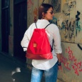 Plecak/torba  Mili Funny Bag | czerwona
