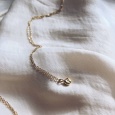 Naszyjnik Mini Liquid Necklace Gold - Plated (round drop) | pozłacany