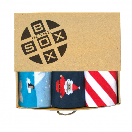 Box kolorowych skarpet świątecznych No. 4