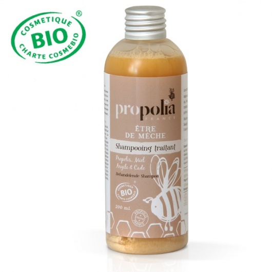 BIO leczniczy organiczny szampon propolisowy z miodem, glinką, jałowcem – Propolia 200 ml