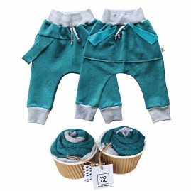 Spodnie BAGGY – SZELKI & KAPTUREK 2pack | różne kolory