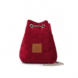 Mały worek Mili Glam Bag 2 - czerwony