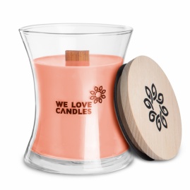Świeca zapachowa We Love Candles M 300 g | Rhubarb & Lily 