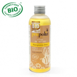 Delikatny szampon organiczny z miodem i włóknami bambusa – Propolia | 200 ml